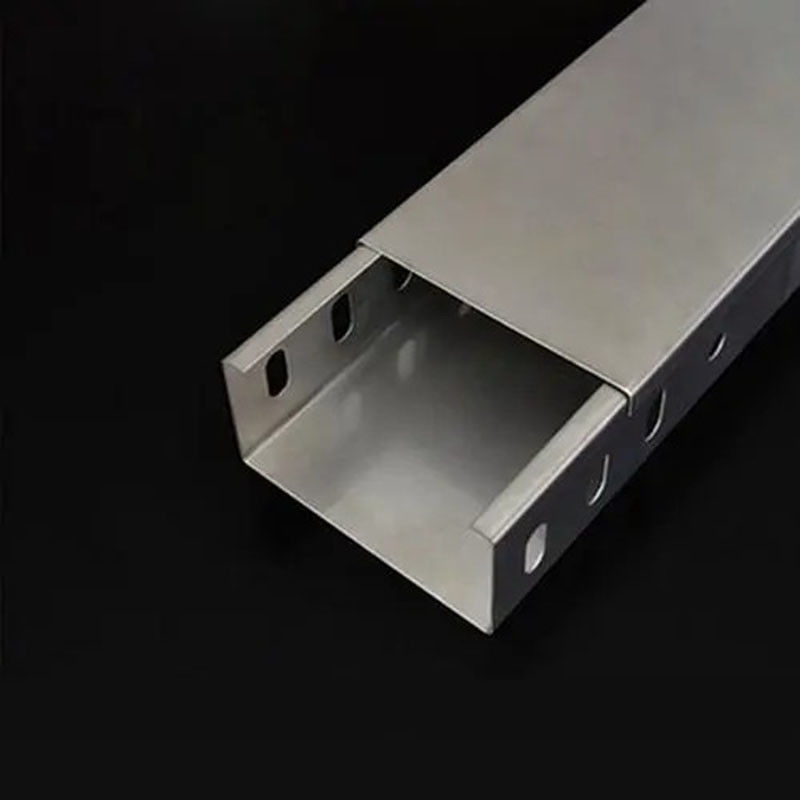 Polishings SS 304 Cable Tray longitud personalizada tamaño color plateado