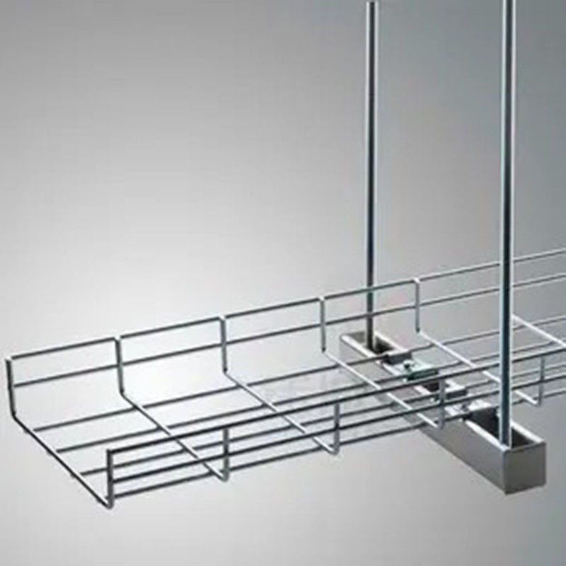Revestidor de cables de rejilla ajustable Revestidor de alambre electro galvanizado Color plateado